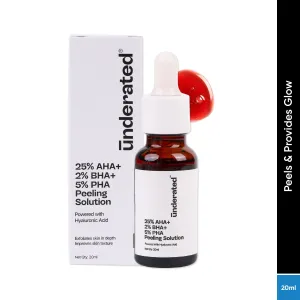 25% Aha   2% Bha   5% Pha Peeling Solution - 20ml | For Deep Exfoliation and Glowing Skin