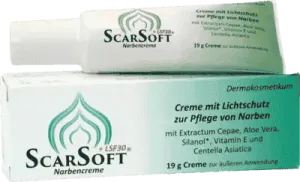 Acne scar creams, SCARSOFT SPF 30, scar cream