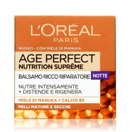 Age Perfect Nutrition Supreme regenerating night face cream 50ml, L'Oreal