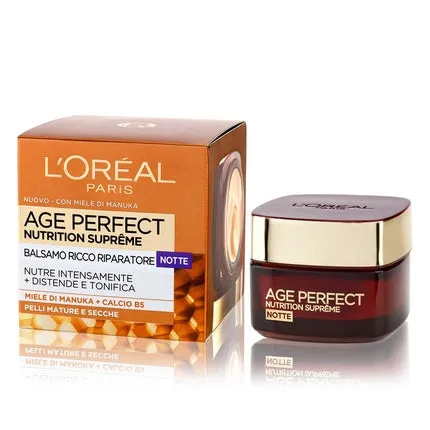 Age Perfect Nutrition Supreme regenerating night face cream 50ml, L'Oreal