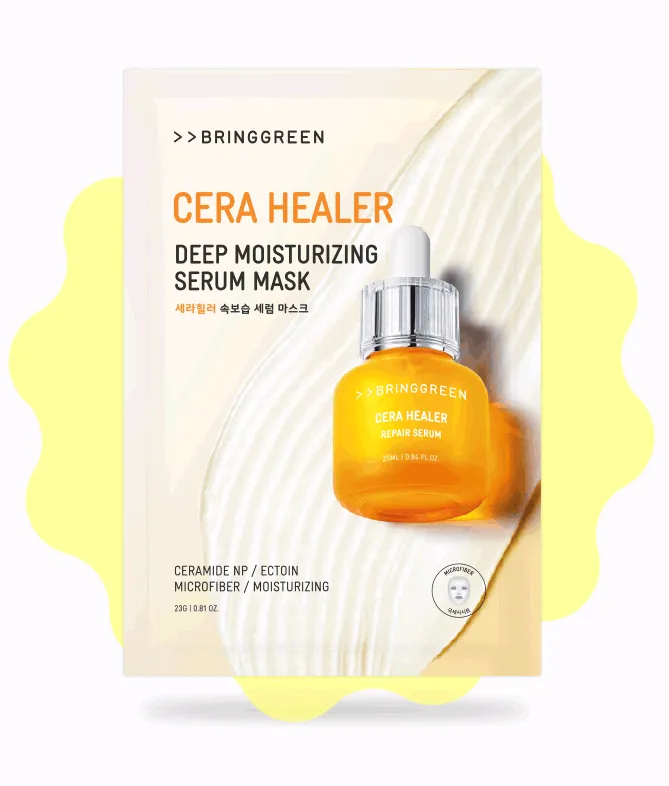 BRING GREEN Cera Healer Deep Moisturizing Serum Mask 23g*5