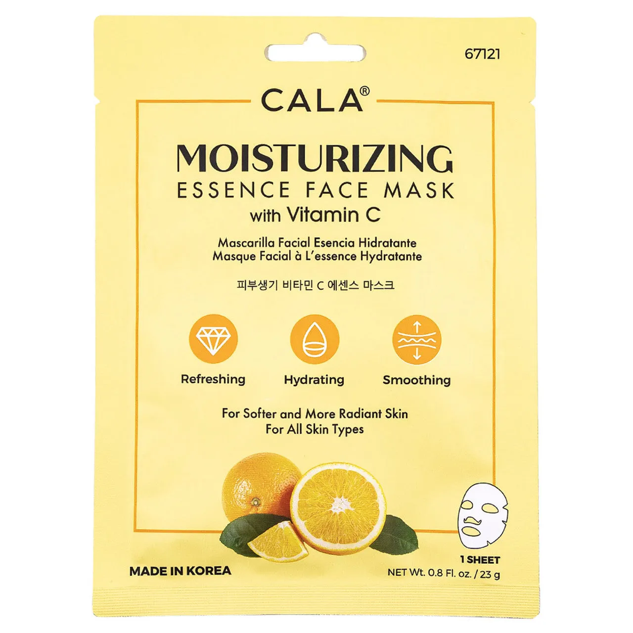 Cala Moisturizing Essence Face Mask (Vitamin C)