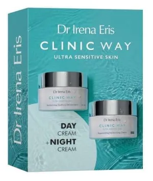 Dr Irena Eris Clinic Way Ultra Senitive Skin day cream 50ml   night cream 50ml