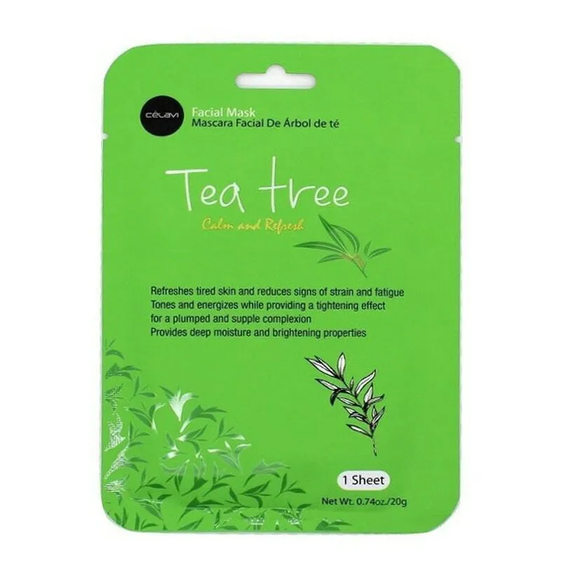 Essence Facial Sheet Mask Moisturizing Skin Care - Tea Tree (24 units)