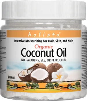 Holista Organic Coconut Oil, 440mL