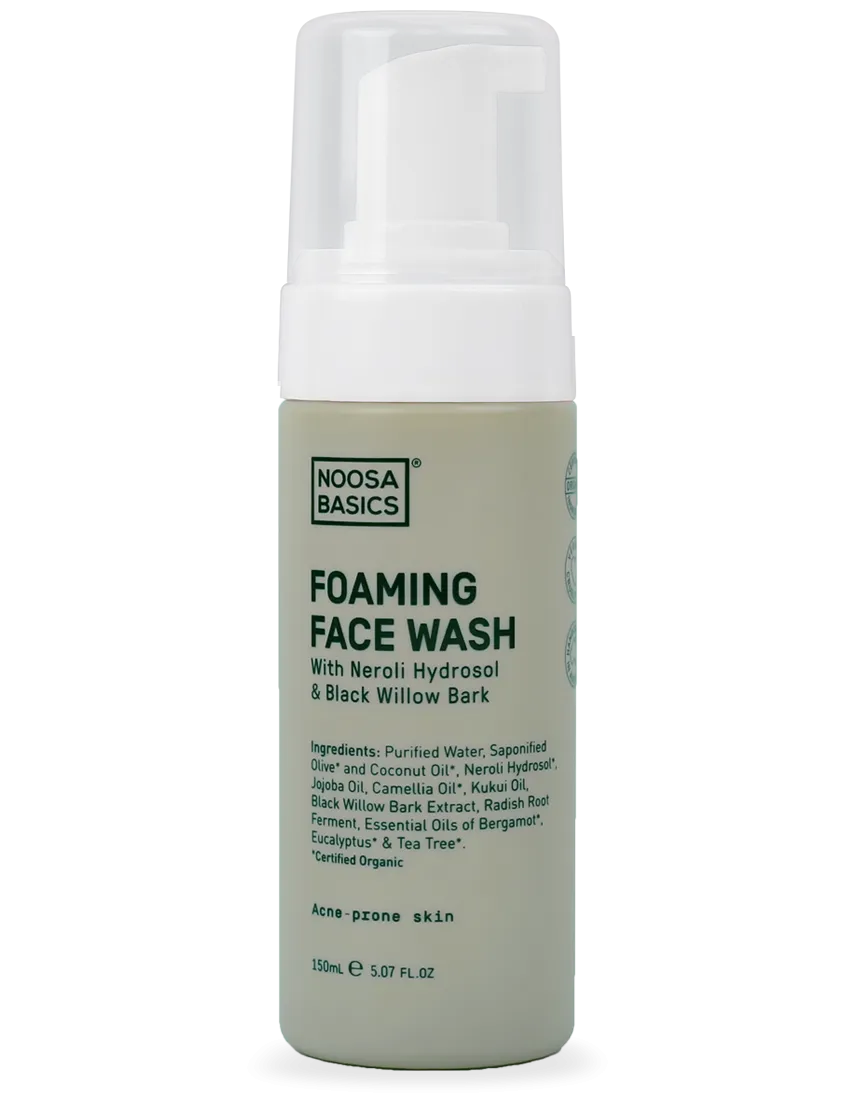 Noosa Basics - Foaming Face Wash with Neroli and Black Willow Bark - Acne Prone Skin (150ml)