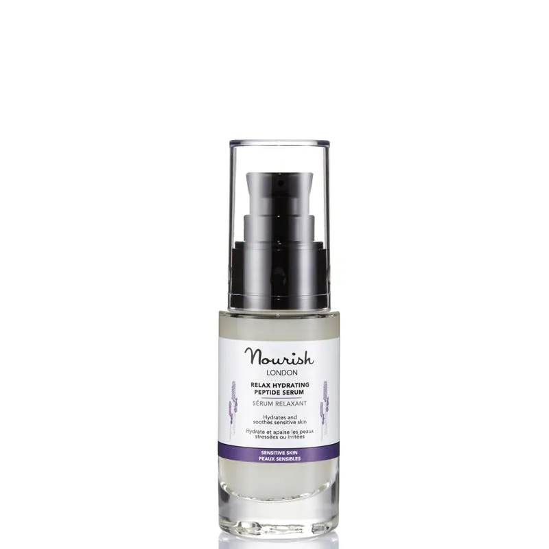 Nourish London Relax Hydrating Peptide Serum (for Sensitive Skin) 30ml