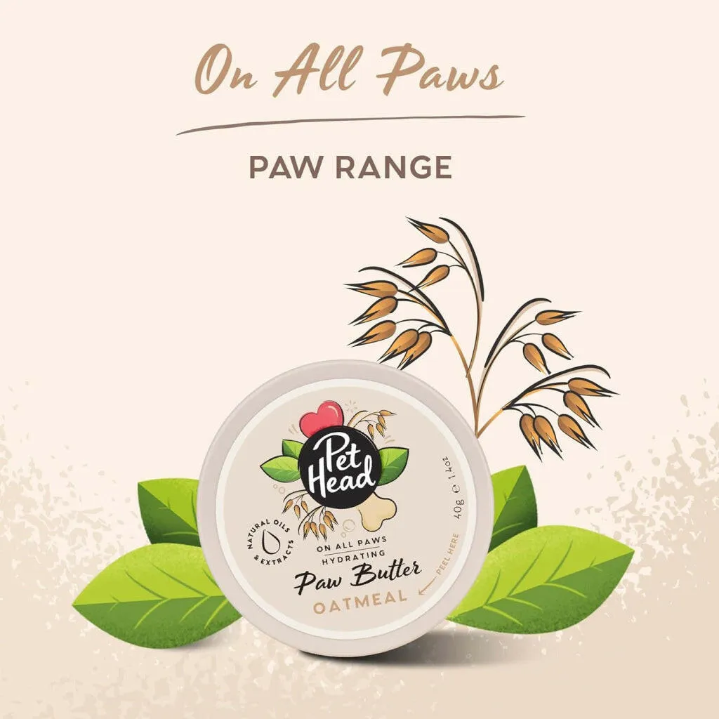 Pet Head On All Paws Oatmeal Paw Butter For Dogs & Cats (1.4 oz)