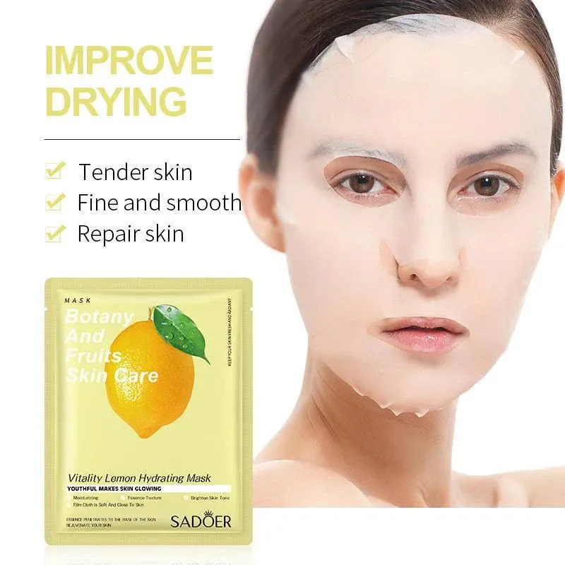 Sadoer - Botany And Fruits Lemon Hydrating Face Sheet Mask