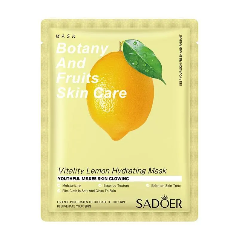 Sadoer - Botany And Fruits Lemon Hydrating Face Sheet Mask