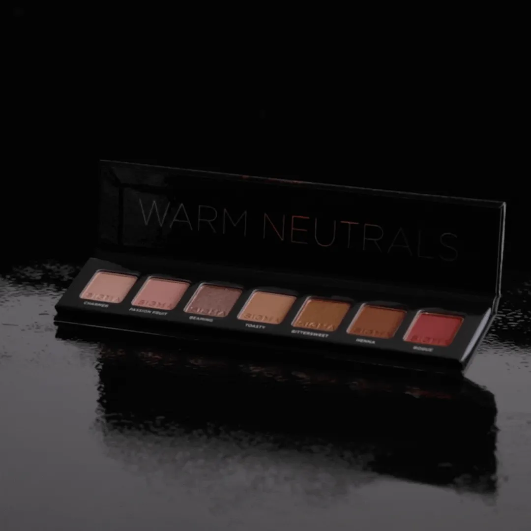 Sigma Beauty Warm Neutrals 7-Shade Eyeshadow Palette