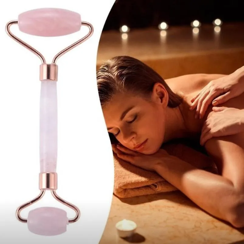 Slimming Face Massager Jade Roller Quartz Skin Care Tools Facial Massage Roller Eye Face Neck Thin Wrinkle Removal Face Lift Fa1220