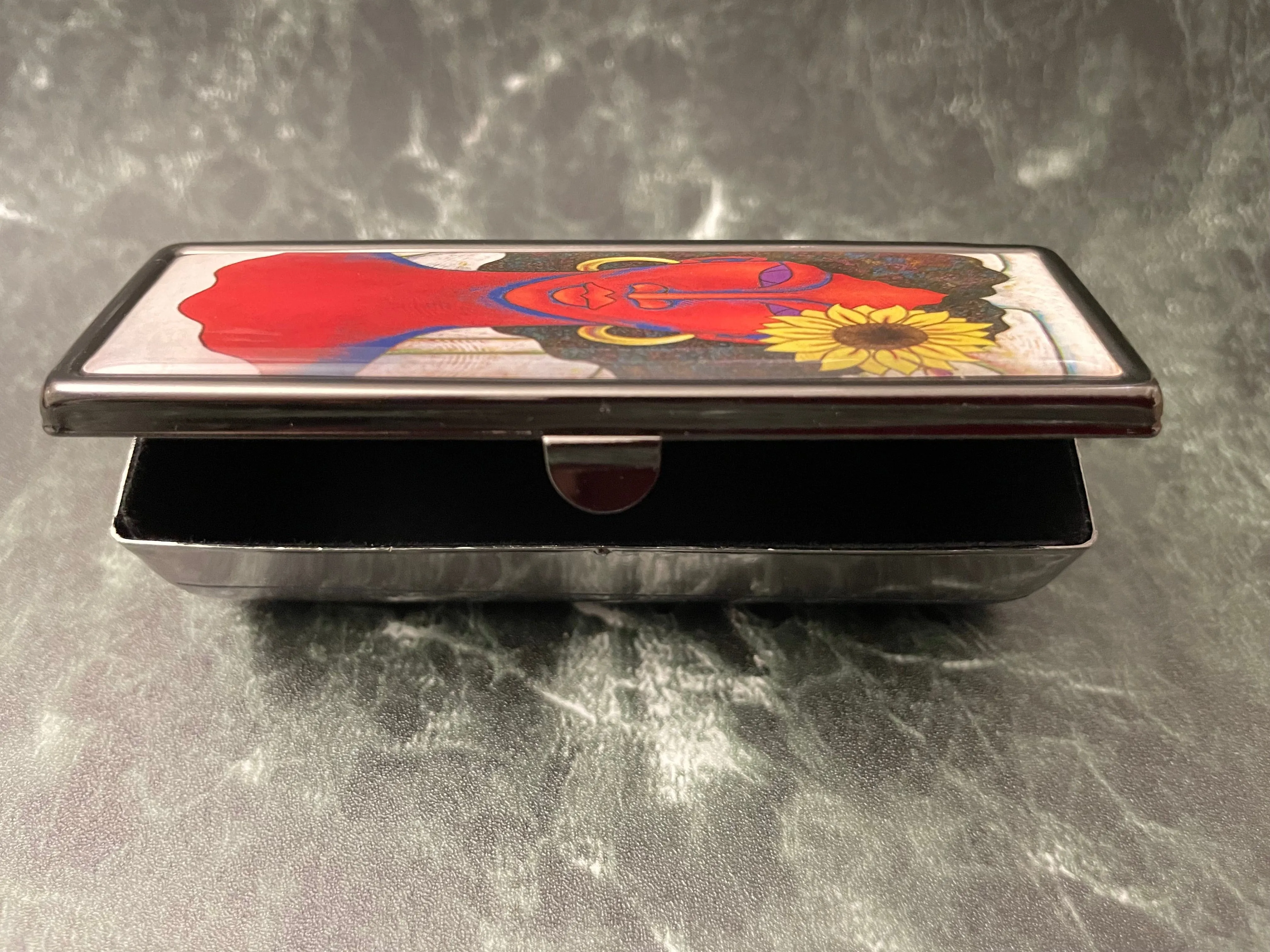 Sunflower Lipstick Mirror Case