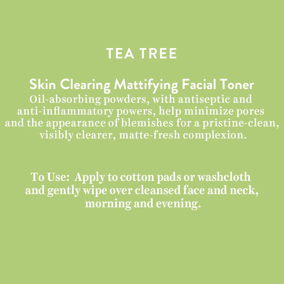 Tea Tree Facial Toner 120ml