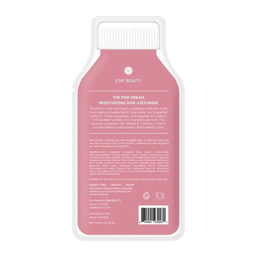 The Pink Dream Moisturizing Raw Juice Mask