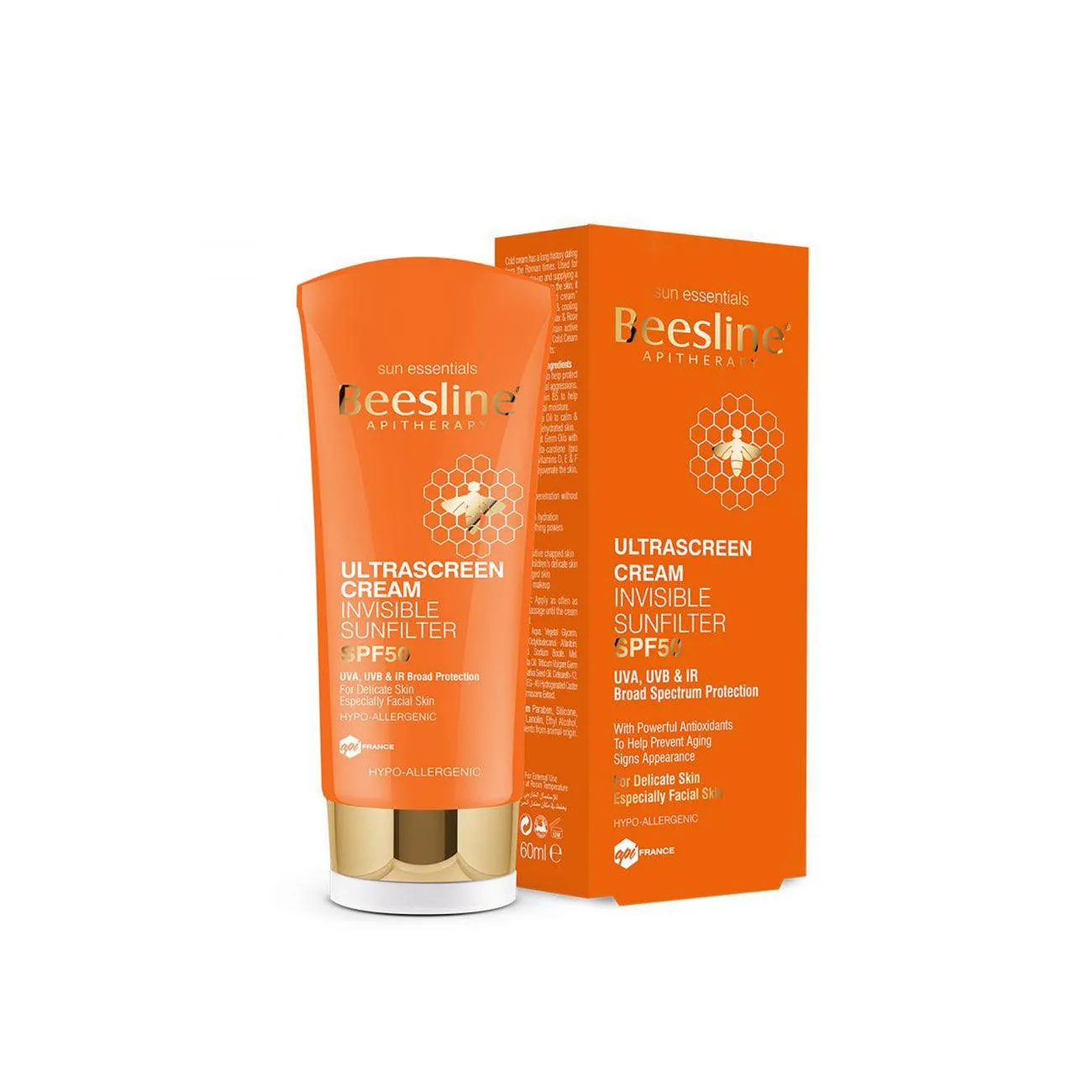 Ultrascreen Cream Invisible Sunfilter SPF50